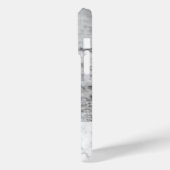 青カスタムいペットフォトとフェイク大理石のテクスチャ Case-Mate iPhoneケース (裏面 / 左)