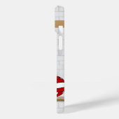 青カスタムと白で赤に統一されたネットボール Case-Mate iPhoneケース (裏面 / 左)