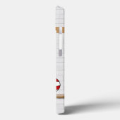 青カスタムと白で赤に統一されたネットボール Case-Mate iPhoneケース (裏面 / 左)