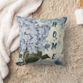 青カスタムアジサイ クッション (ブランケット)