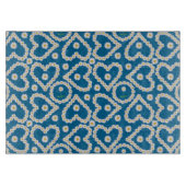 青カスタムデイジーチェーン、ガラス切断板 カッティングボード (正面)