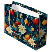 青カスタム抱き枕フローラ付き大フェスティバル ラージペーパーバッグ (正面アングル)