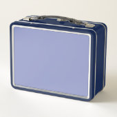 青カスタム色の写真と名前 メタルランチボックス (裏面)