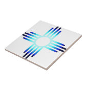 青カッコいいジア タイル (側面)