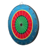 青カッコいいモダン緑の赤 ダーツボード (正面右)