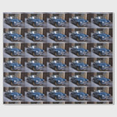 青カッコいいモリス小1000 ラッピングペーパー (フラット)