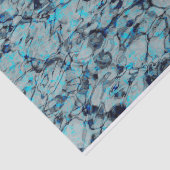 青カッコいい水モダン色のデジタルアート 薄葉紙 (詳細)