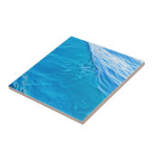 青カッコいい水波 タイル (側面)