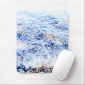 青カッコいい水波 マウスパッド (マウス)