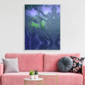 青カッコいい氷  キャンバスプリント (インサイチュ (リビング))