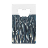 青カッコいい炎 クレジットカード栓抜き (裏面)