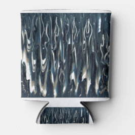 青カッコいい炎 缶クーラー