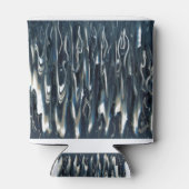 青カッコいい炎 缶クーラー (裏面)