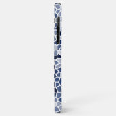 青カッコいい色のステンドグラス模様 Case-Mate iPhoneケース (裏面/左)