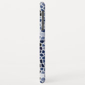 青カッコいい色のステンドグラス模様 Case-Mate iPhoneケース (裏面/左)