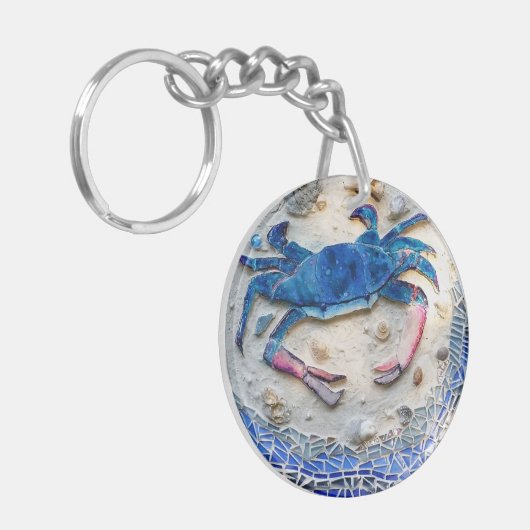 青カニ キーホルダー (正面左)
