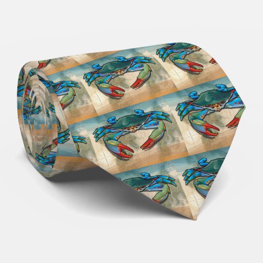 青カニ ネクタイ (ロール)
