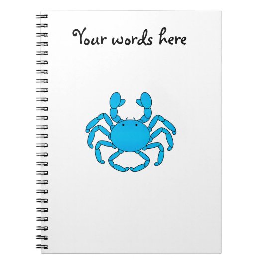 青カニ ノートブック (正面)