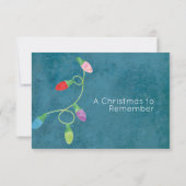 青カラフルのクリスマスラ結婚イト (裏面)