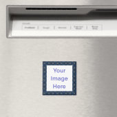 青カラフル幾何はっきりした図形 マグネット (インサイチュ (食洗機))