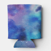 青カラフル抽象芸術クーラーボックス 缶クーラー (裏面)