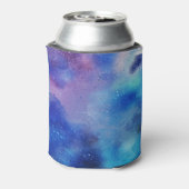 青カラフル抽象芸術クーラーボックス 缶クーラー (缶裏面)