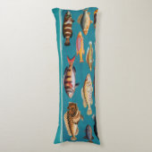 青カラフル海 ボディピロー (正面縦)