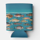 青カラフル海 缶クーラー (裏面)