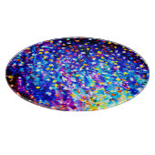 青カラフル空に星。買今 カッティングボード (角)