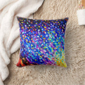 青カラフル空に星。買今 クッション (ブランケット)