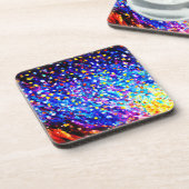 青カラフル空に星。買今 コースター (左側)