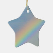 青カラフル空の虹、写真 セラミックオーナメント (右)