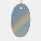 青カラフル空の虹、写真 セラミックオーナメント (右)