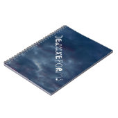 青カラフル空 ノートブック (左側)