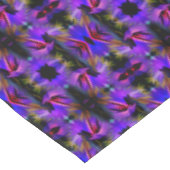 青カラフル紫ブラシ渦巻き抽象芸術 テーブルクロス (アングル)