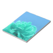 青カラフル緑フローラ ノートパッド (回転)