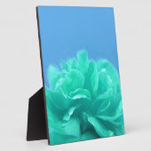 青カラフル緑フローラ フォトプラーク (側面)