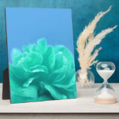 青カラフル緑フローラ フォトプラーク (側面)