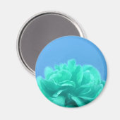 青カラフル緑フローラ マグネット (正面/裏面)