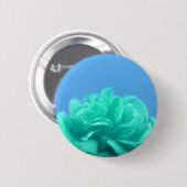 青カラフル緑フローラ 缶バッジ (正面&裏面)