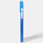 青カラフル背景の花組成 Case-Mate iPhoneケース (裏面 / 左)