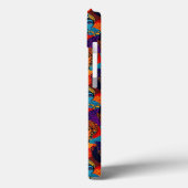 青カラフル色のアフリカ人女性 Case-Mate iPhoneケース (裏面 / 左)