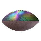 青カラフル色の抽象芸術モダンフラクタル名 アメリカンフットボール (回転90)