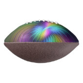 青カラフル色の抽象芸術モダンフラクタル アメリカンフットボール (回転90)