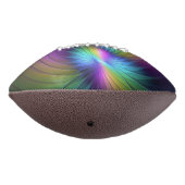 青カラフル色の抽象芸術モダンフラクタル アメリカンフットボール (回転270)