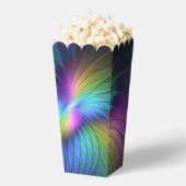 青カラフル色の抽象芸術モダンフラクタル フェイバーボックス (はじけた状態)