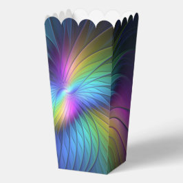 青カラフル色の抽象芸術モダンフラクタル フェイバーボックス