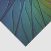 青カラフル色の抽象芸術モダンフラクタル 薄葉紙 (詳細)