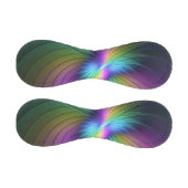 青カラフル色の抽象芸術モダンフラクタル 野球ボール (パネル)