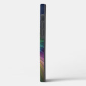 青カラフル色の抽象芸術モダンフラクタル Case-Mate iPhoneケース (裏面 / 左)